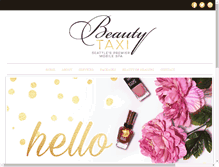 Tablet Screenshot of beauty-taxi.com